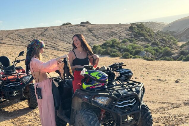 Agadir quad biking desert landscape